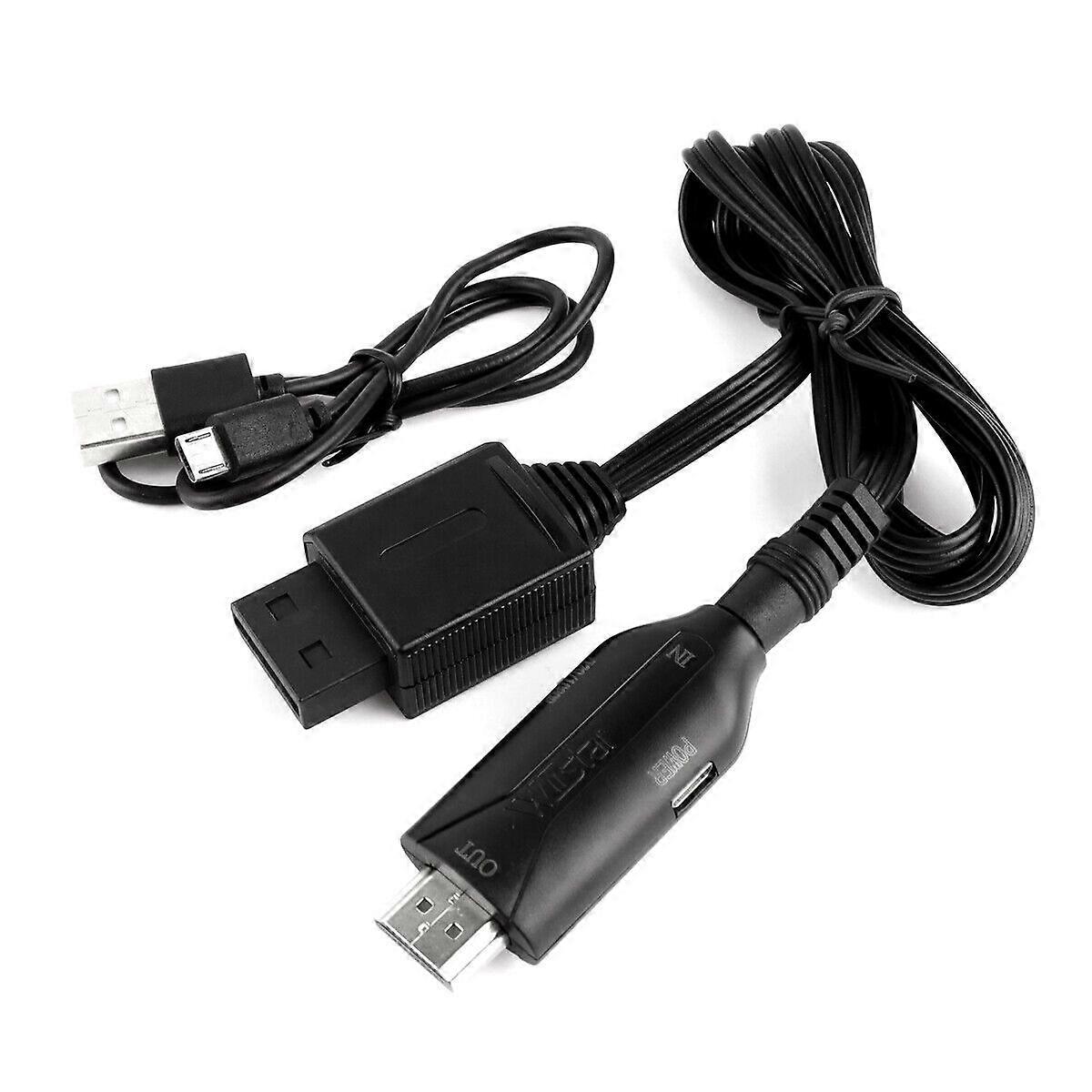 Wii-HDMI-sovitinmuunnin USB-kaapelilla Nopea pelimuunnosjohto