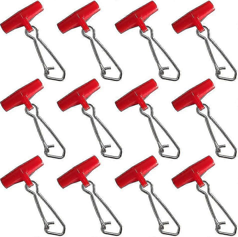 Fishing Line Sinker Slides T-shape Line Fishing Swivels Snaps Weight Sliders Fishing Finder Clip For Sea Fishingred40pcs)