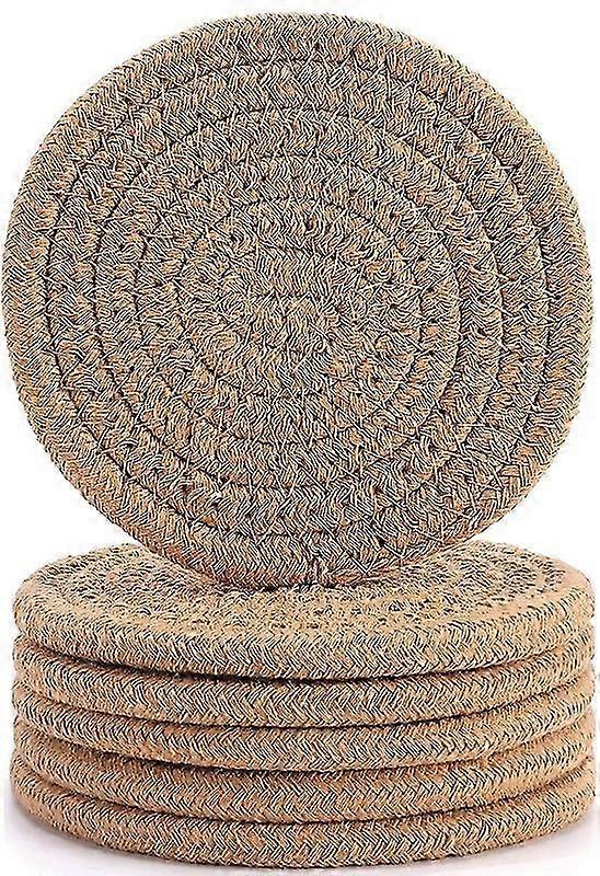 6 Pcs Coasters for Drinks Coasters, Stylish Handmade--