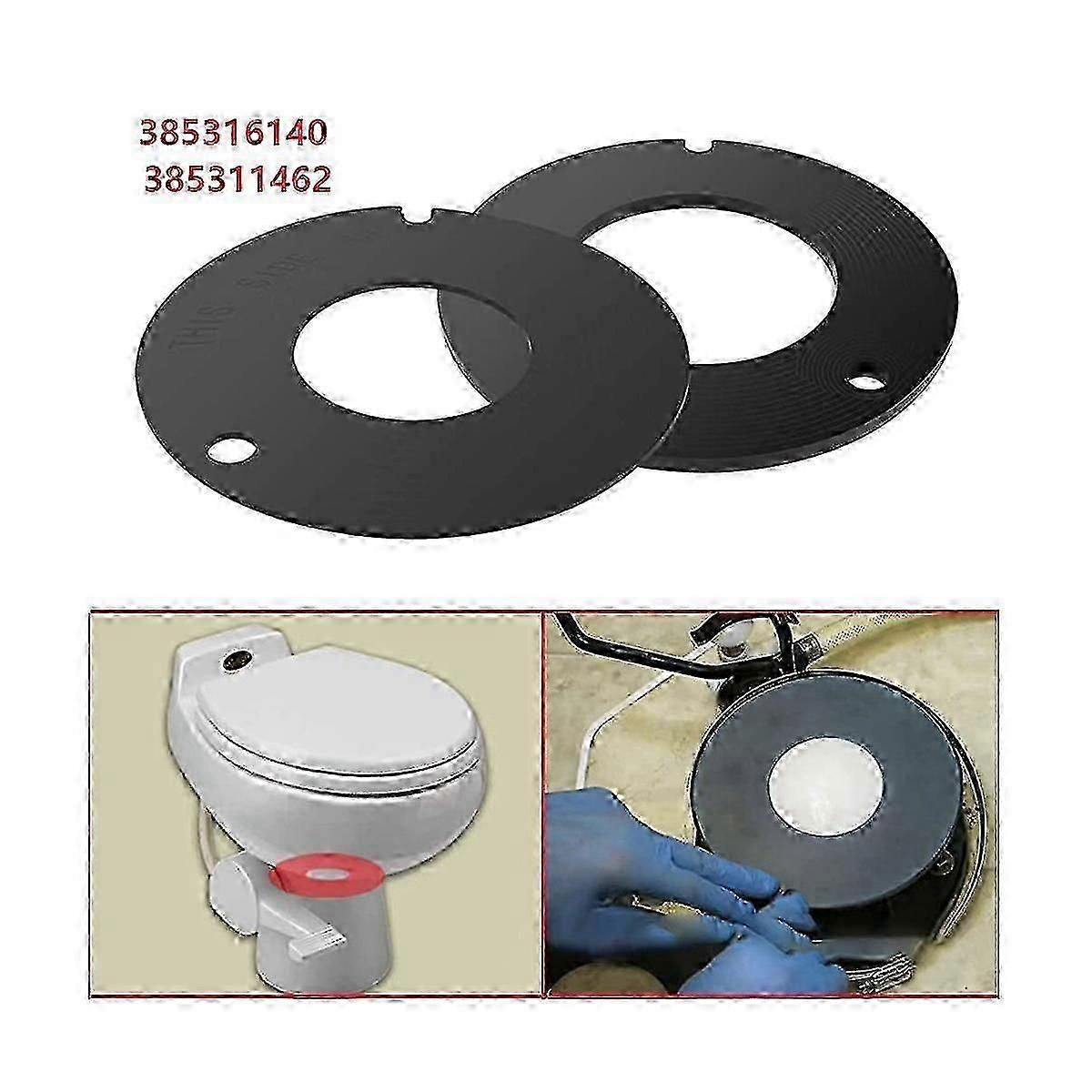 4pcs 385311462 385316140 Rv Toilet Rubber Bowl Leak Seal Kit Replace For ///vacuflush Trailer