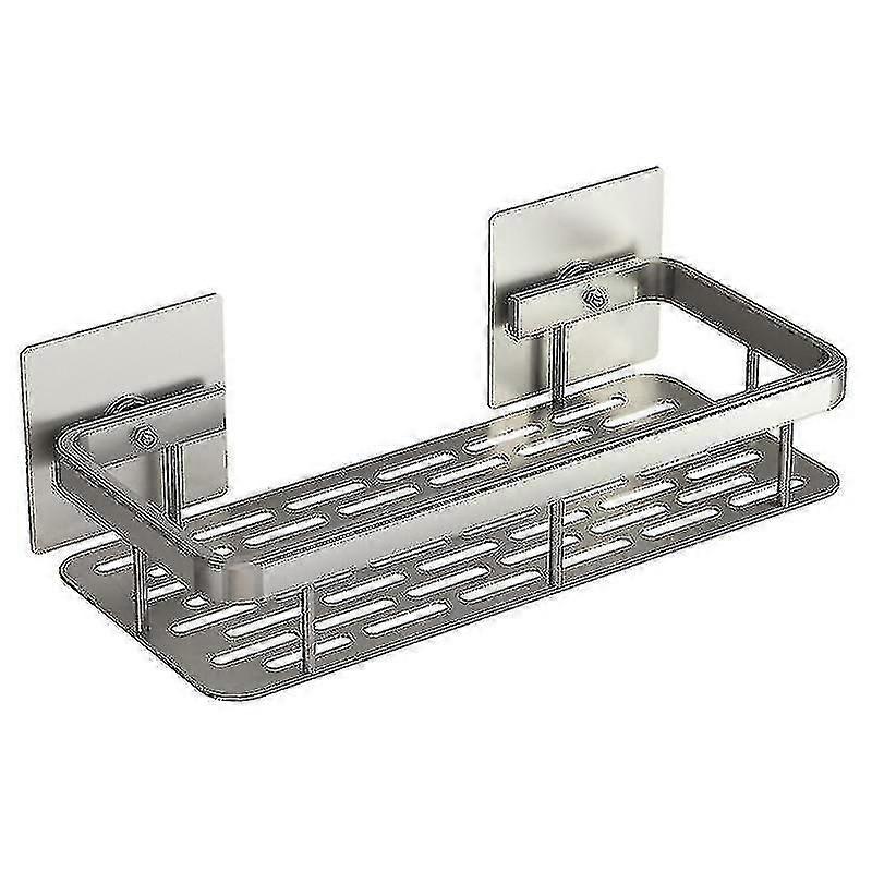 Bath Shelf - Bath Shelf Single Layer Square Stora Rack Er Izer