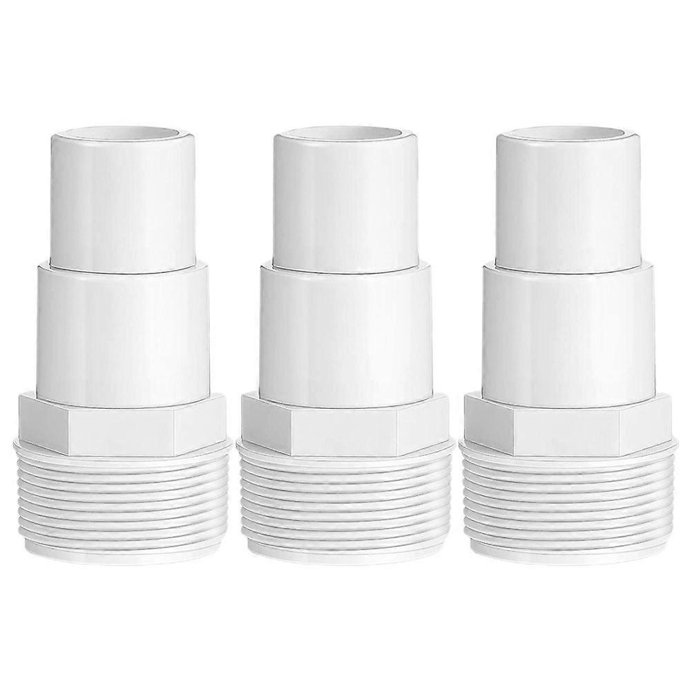 3pcs Convenient Pool Pump Part Pool Repair Pump Adapter Pool Plastic Pump Adapter