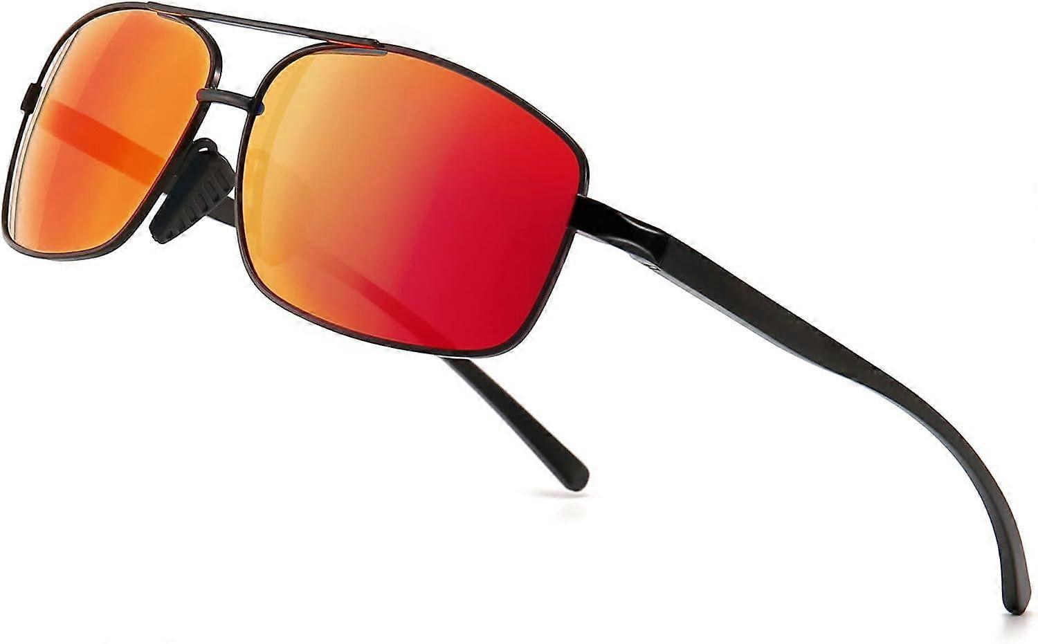 SCSYV Ultra Lightweight Rectangular Polarized Sunglasses UV400 Protection