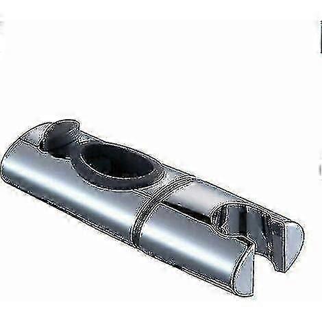 Chrome Abs Shower Head Holder Shower Rod Clamp 360 Rotating Hand Shower Holder For Oval Bathrooms