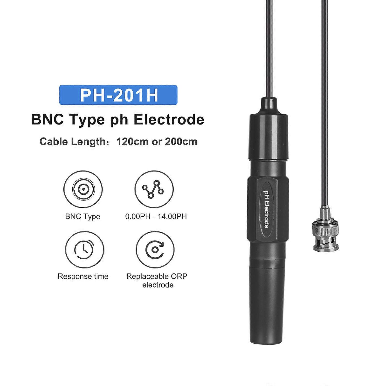 Professional Aquarium Hydroponic Laboratory pH Electrode Probe BNC Controller Meter Connector