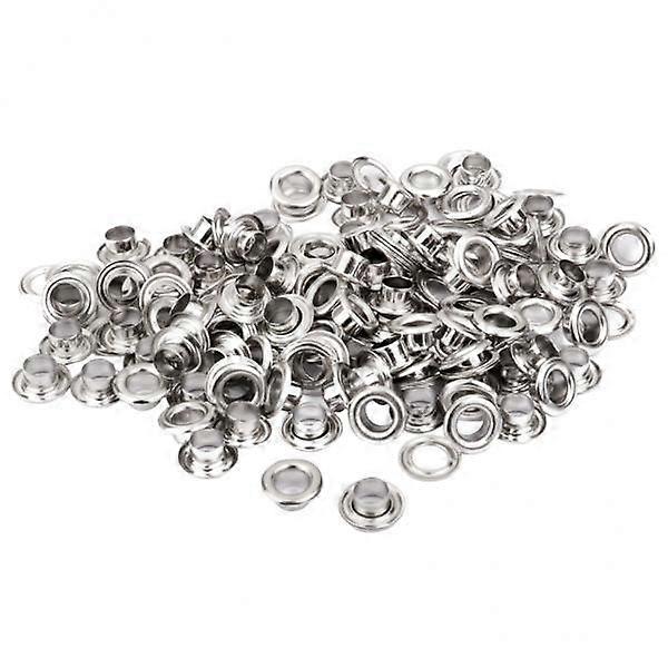 4x100 jeux de rivets à œillet de 5 mm avec lèvre