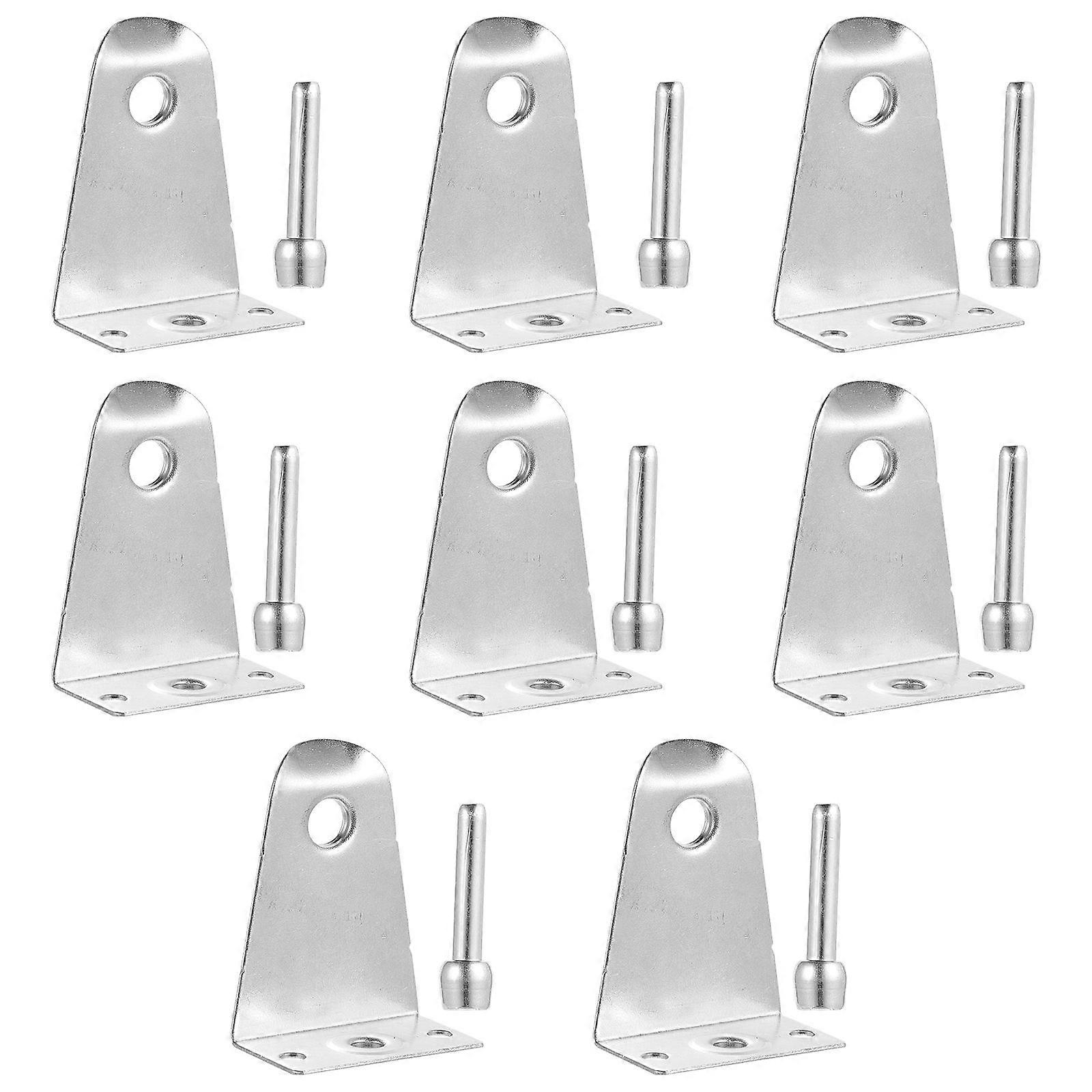 8 Sets Blind Brackets with Pin Bolts Hold Down Brackets for Easy Installation and Durability