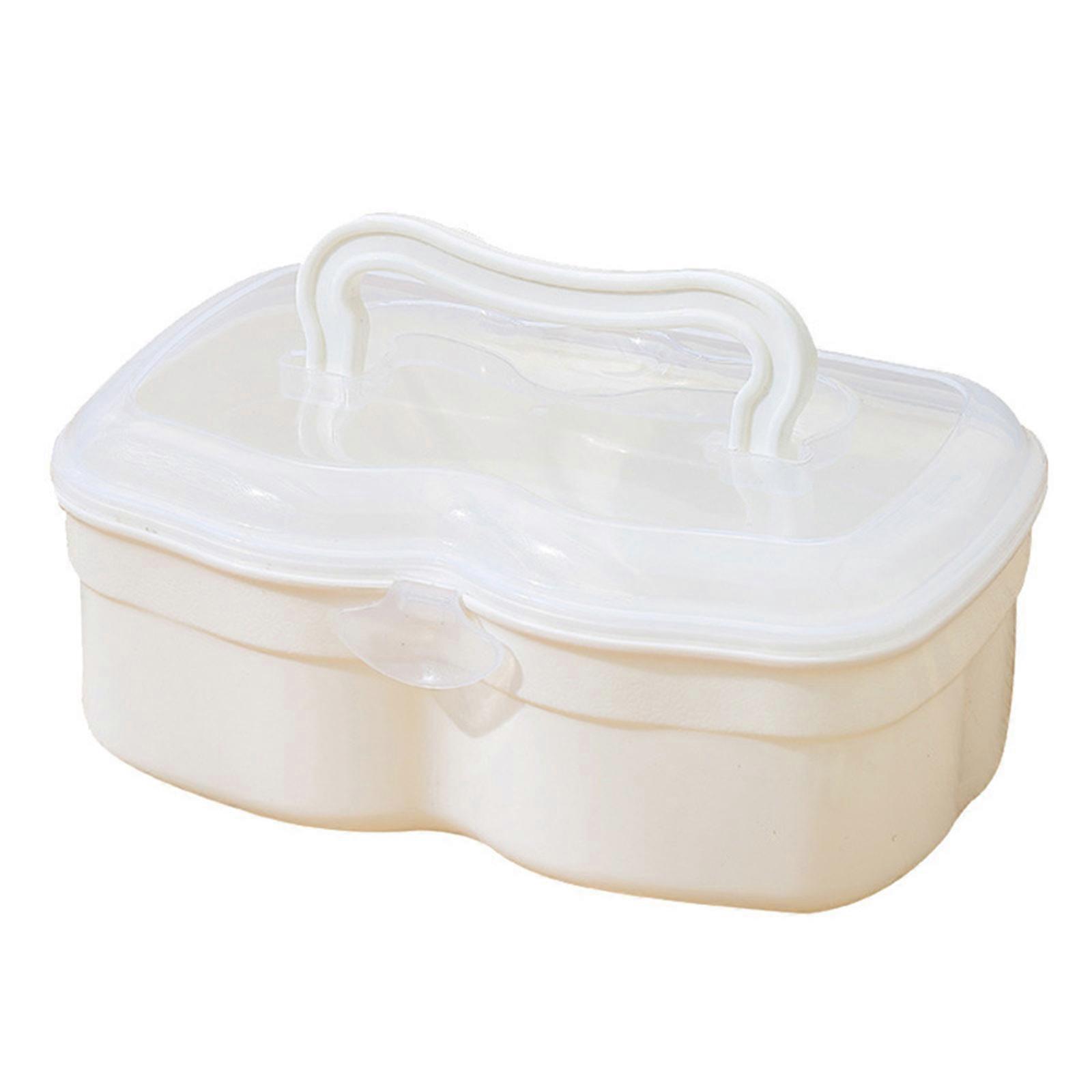 Mask Storage Box with Handle Household Dust-proof Sealed Large-Capacity Box Waterproof Dustproof Sundries Storage Box