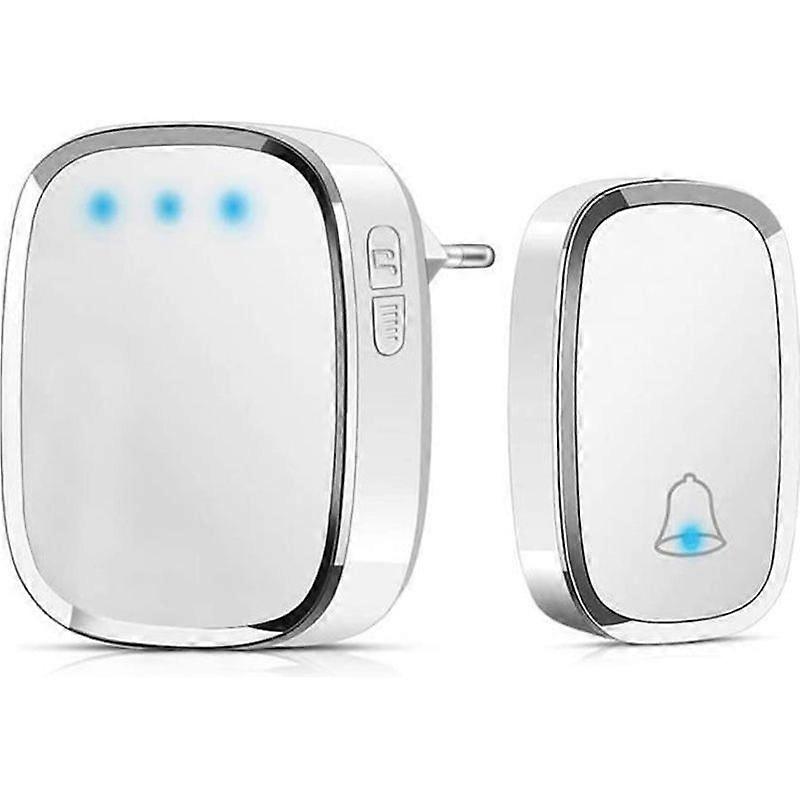 Wireless Doorbell Waterproof 280m Range - 36 Ringtones - LED Flash - MARQUEUNE