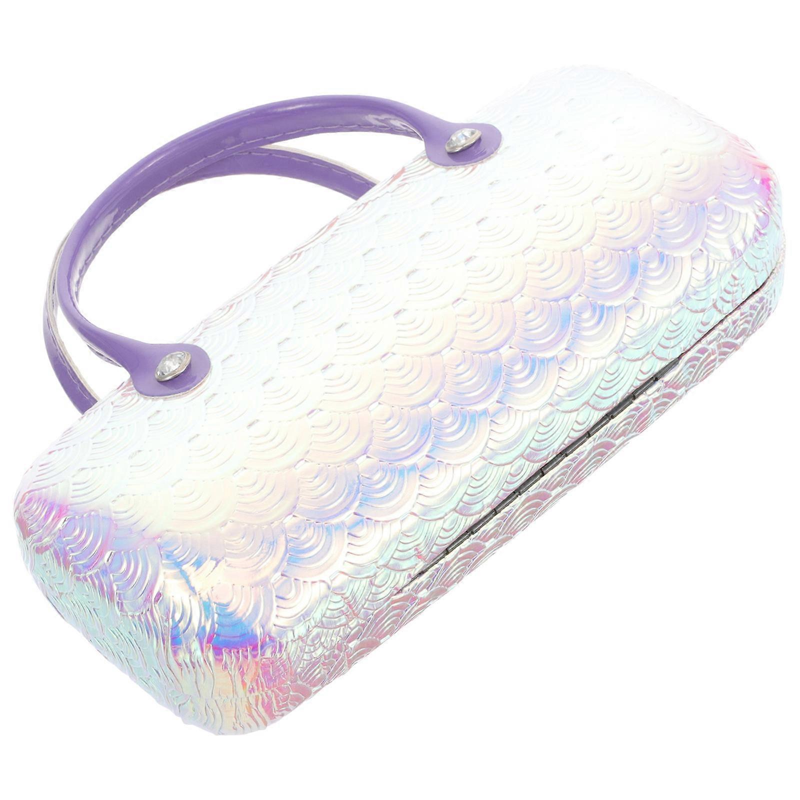 Portable Eyeglasses Case Handheld Creative Sunglass Case Pu Storage Case for 1 Pair