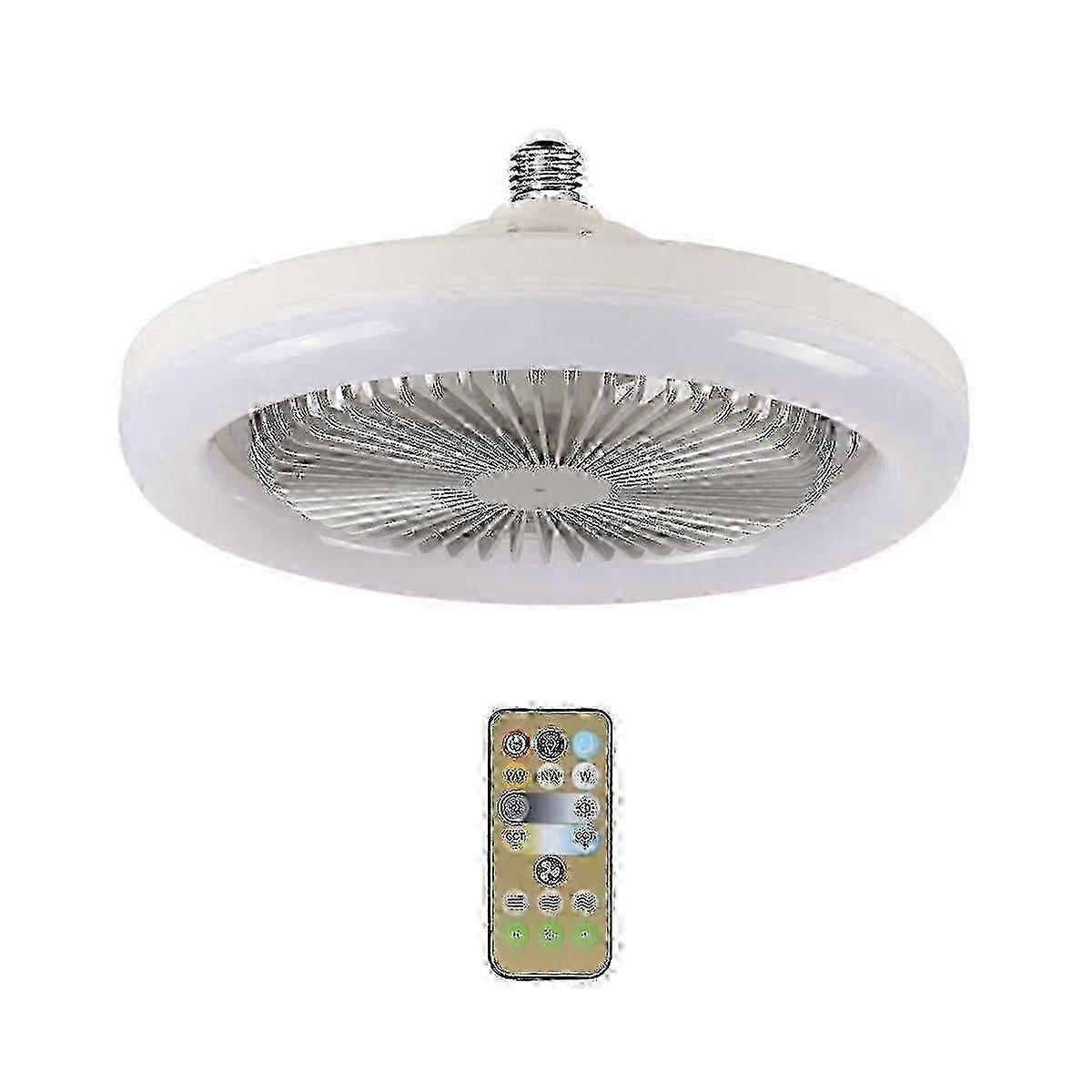 2025 30w Ceiling Fan With Integrated Lights E27 Remote Ceiling Lighting Bedroom Switch Contr-b