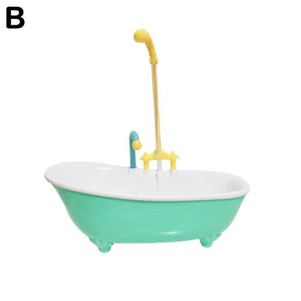 Green (B) $Parrot bath external bathtub bird bath