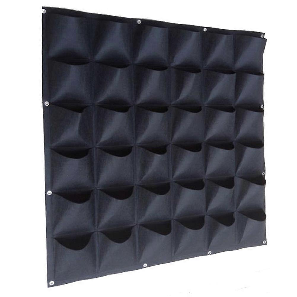 Space-saving vertical grow bag for beautifying patios and balconies