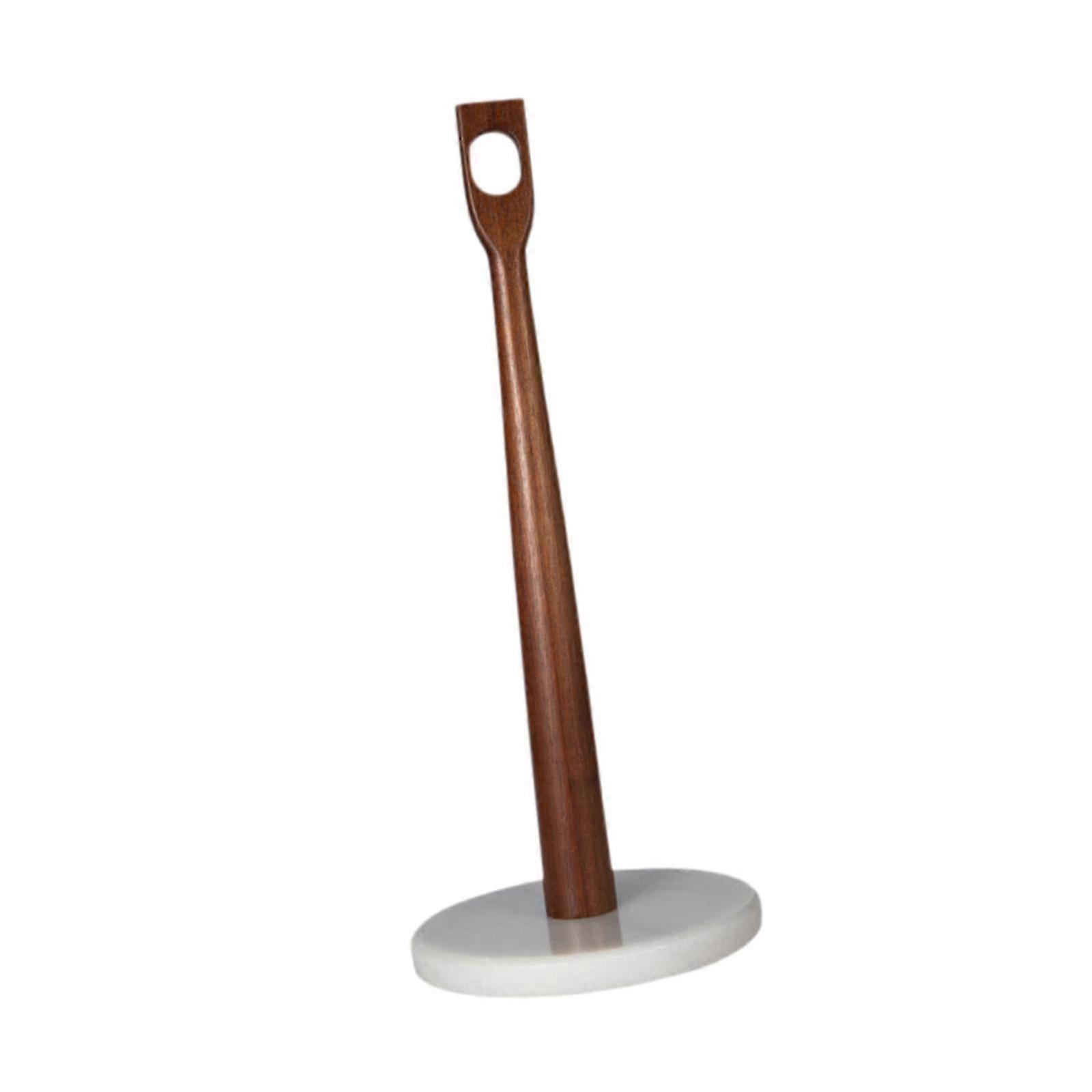 Modern Kitchen Towel Holder for Apartment Desk Countertop with Wood Rod, Suitable for Various Home D��cor Styles