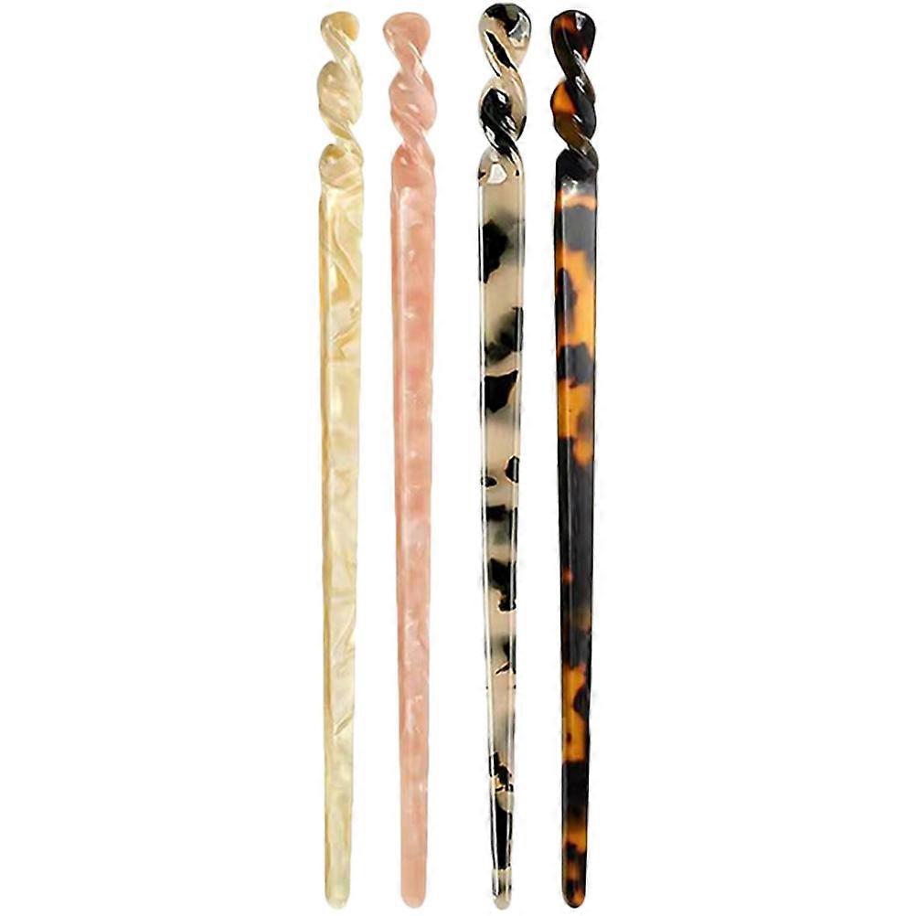 It sounds like you're describing a product listing for **acetate tortoise shell hair sticks**. Here's a refined and professional version of the