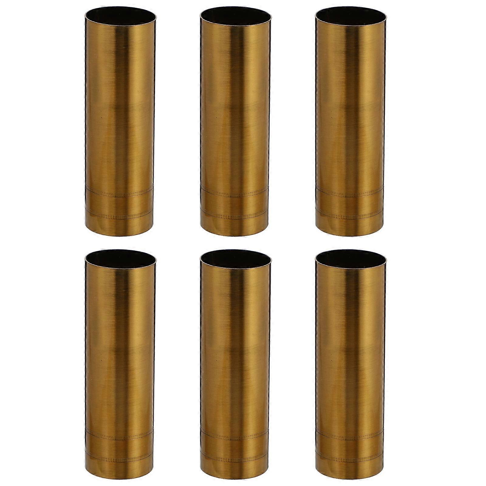 6pcs Chandelier Lamp Base Covers, European Style Sleeves for Lighting Parts Replacement, Fits Lamps for Decorative Chandeliers, Easy Installation
