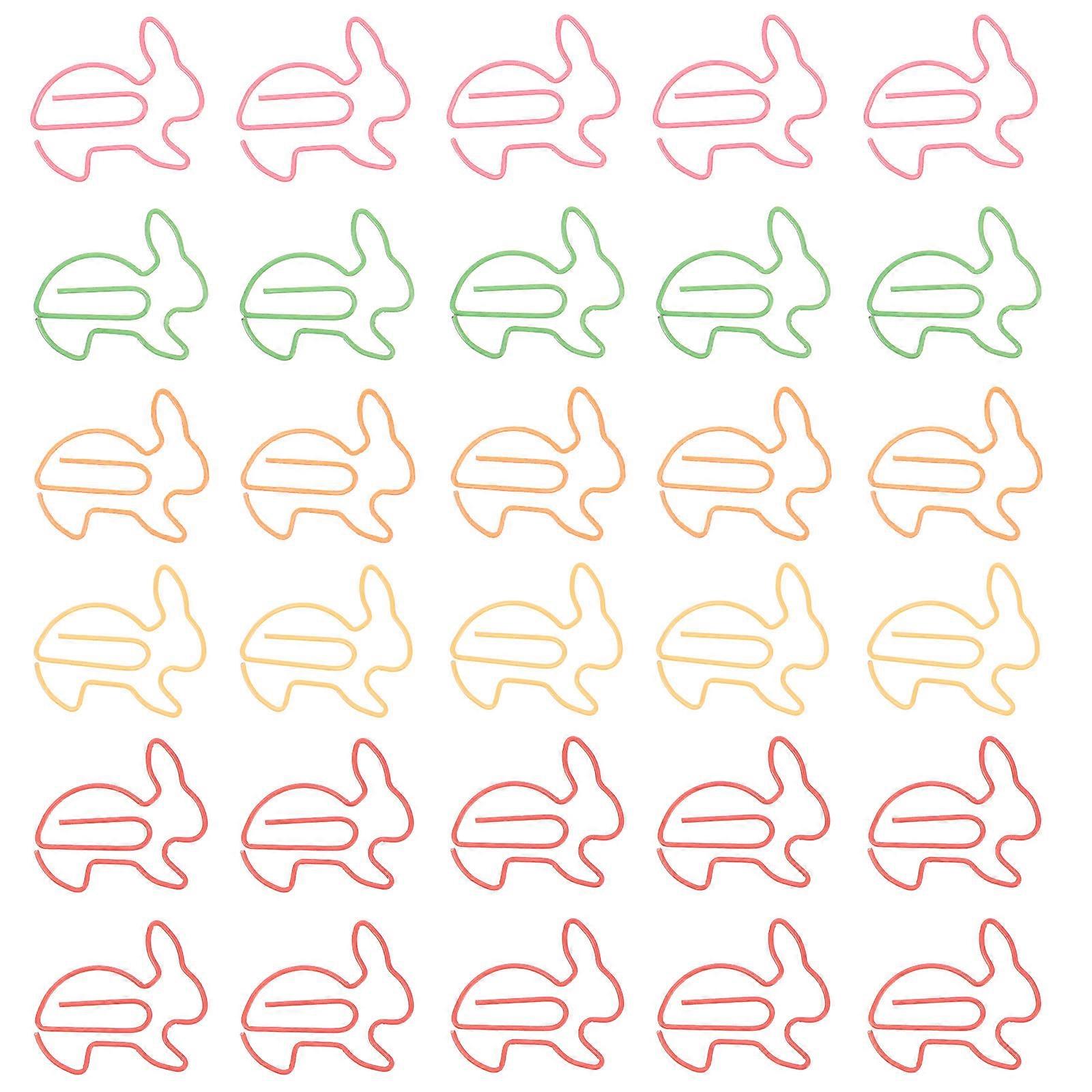 Compact Rabbit Paper Clips, Effective for Holding Letters, Robust Performance