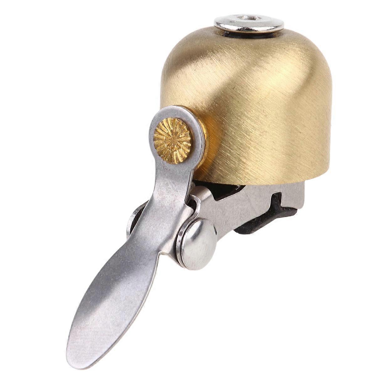 Bakır Bisiklet Halkası Bakır Bisiklet Bell Katlanır Bisiklet Yüksek Ses Kullanımı Altın 6x4.3x2.7 Cm 1 Adet
