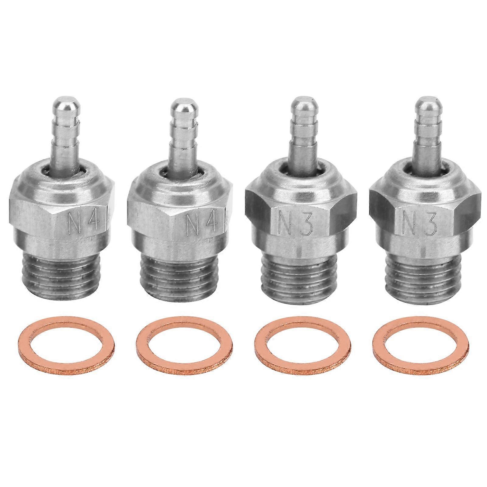 N3 N4 Fire Head Spark Plug RC Car Accessory Fit for Redcat HSP Methanol Engine