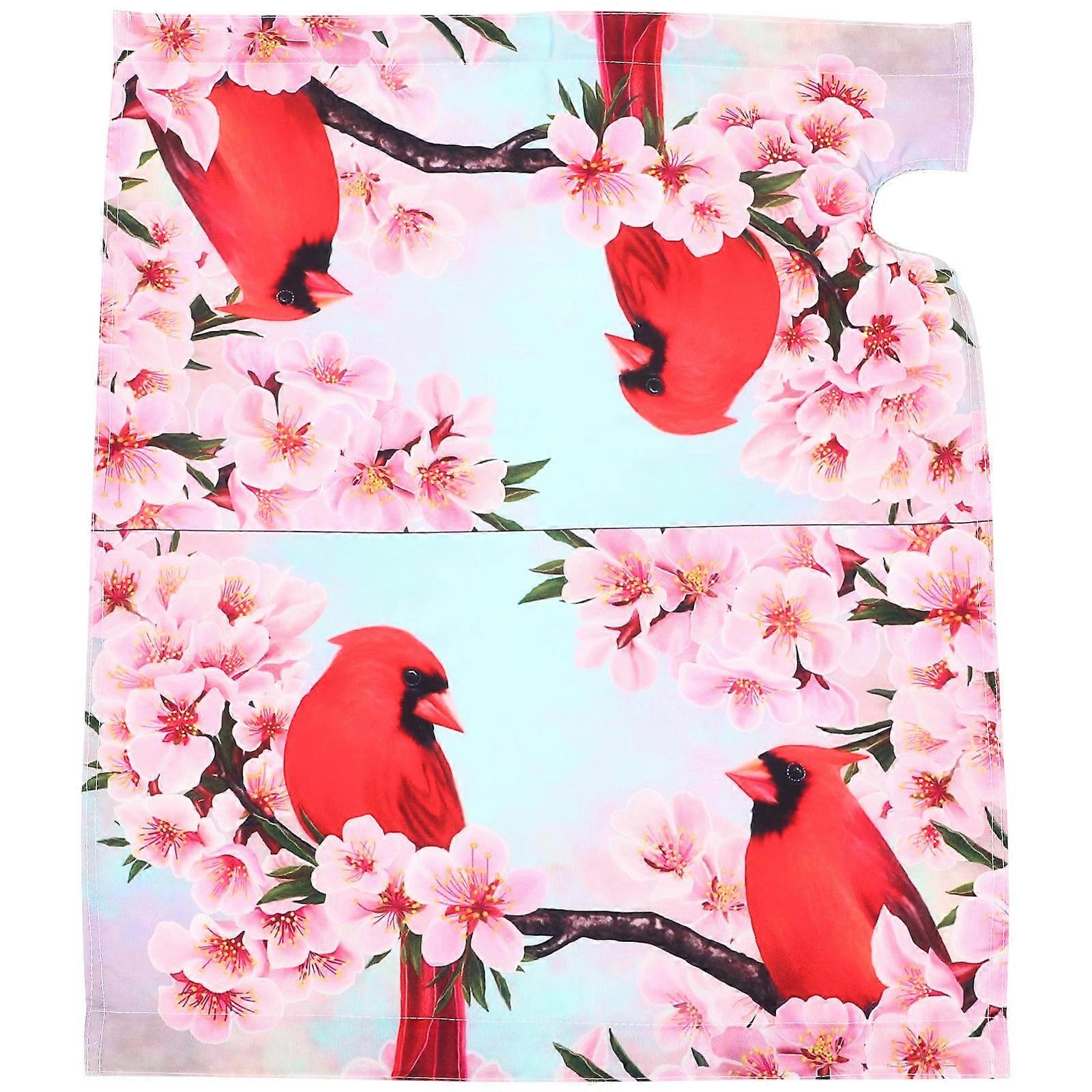 Here's a polished and engaging product description based on your input:
**Colorful Spring Floral Mailbox Cover – Durable Outdoor Letter Box Cover