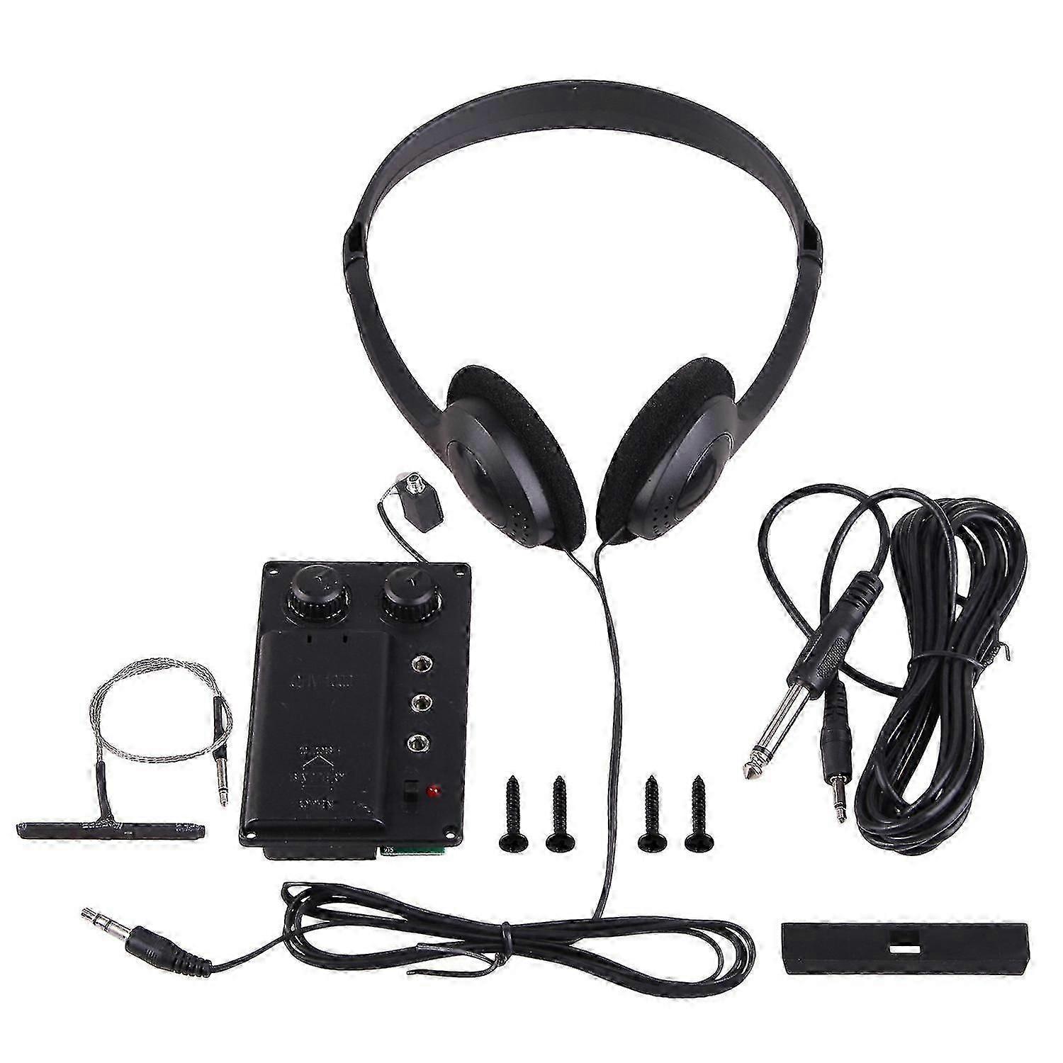 Silent Electric Violin with Piezo Pickup, Headphone Jack & Cable for Quiet Practice