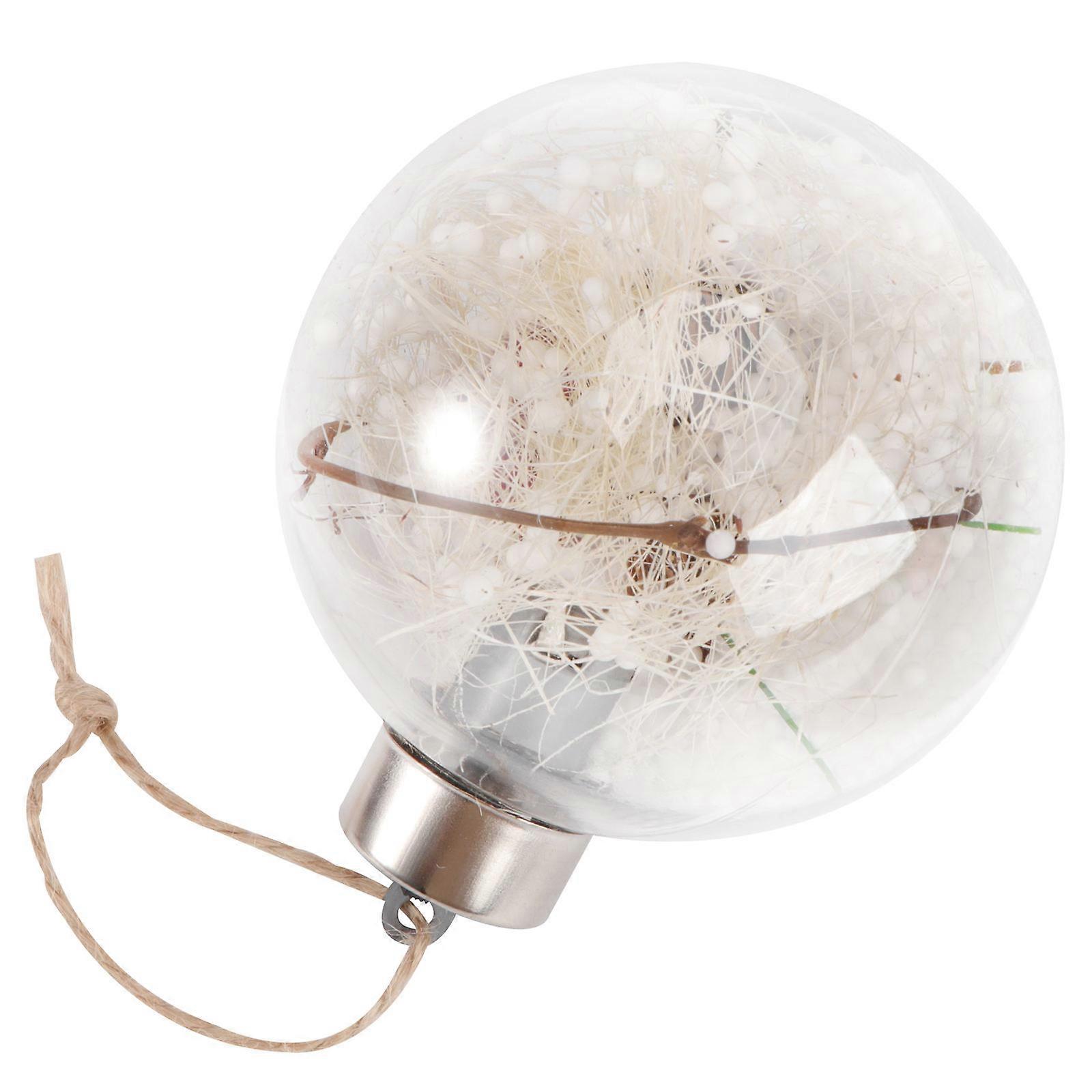 Novelty String Lights Christmas Tree Decoration Led Bulb Festive Style For Window Display Clear 1Set