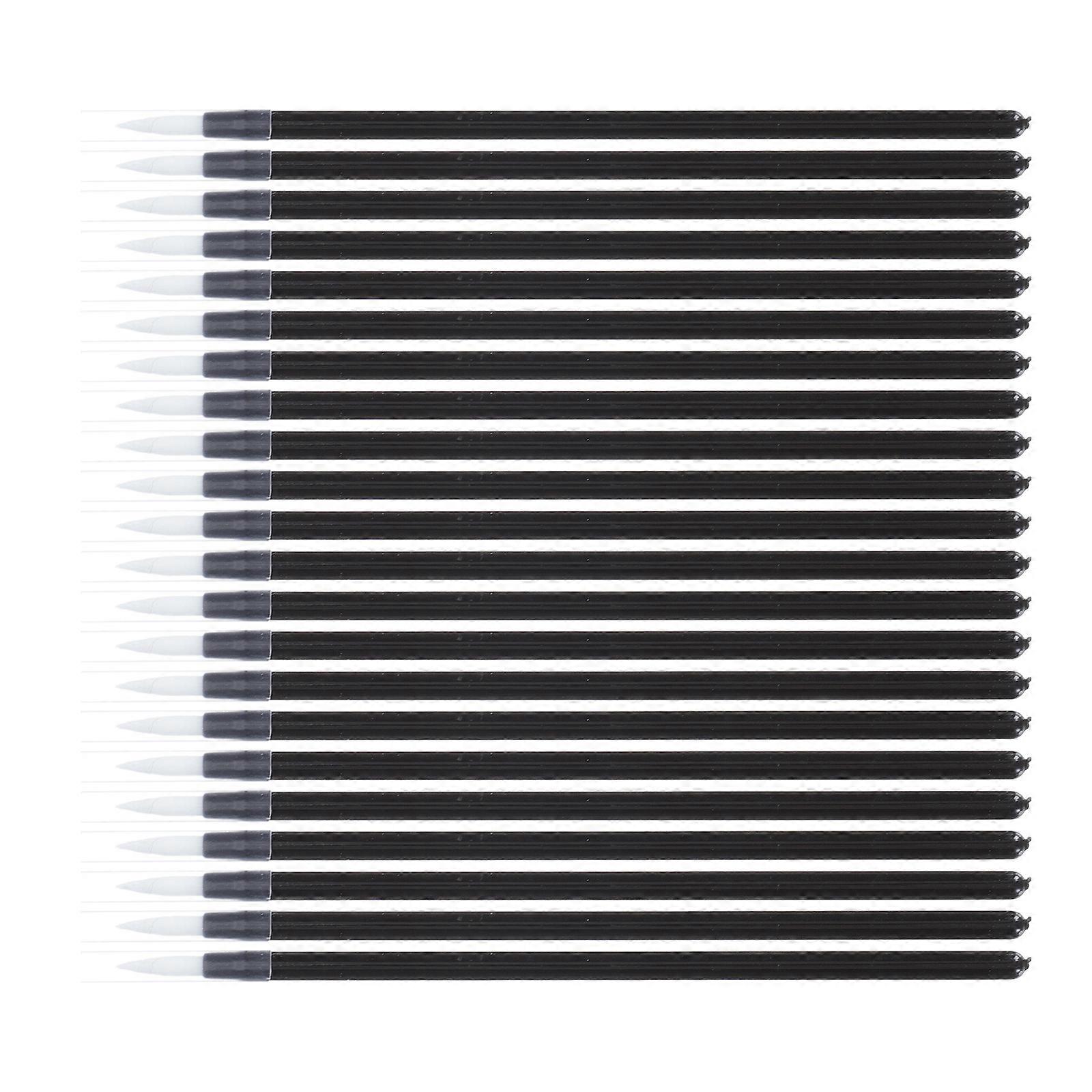 50pcs Eye Makeup Eyeliner Applicator with Lid for Cosmetics