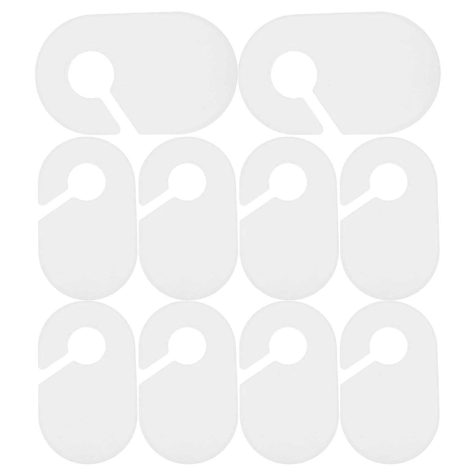 Closet Size Dividers Square Shaped PP Material For Wardrobe Home Closet Professional Use Clothes Organization 10Pcs