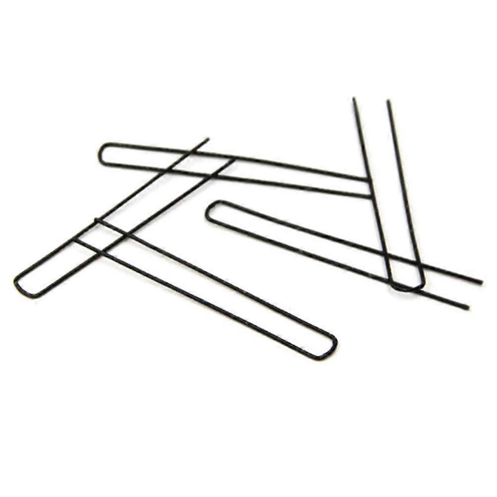 صالون مشابك الشعر للنساء دبابيس الشعر على شكل حرف U للكعك أسود 7x1x1 سم تصفيف 100 قطعة