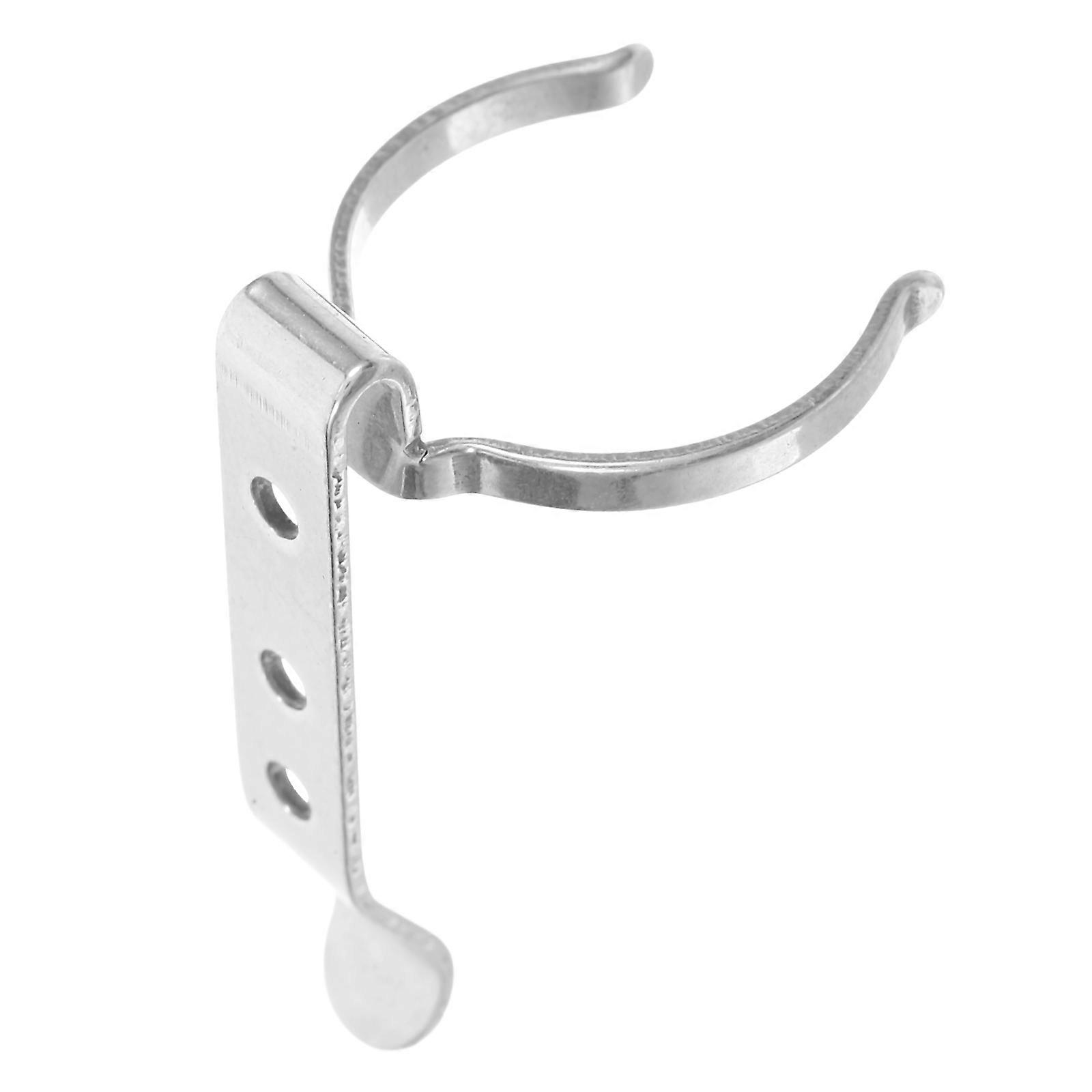 Pocket Flashlight Clip Hands Free Use Outdoor Enthusiasts Silver 4.00X2.50X2.00CM Durable 1Pack
