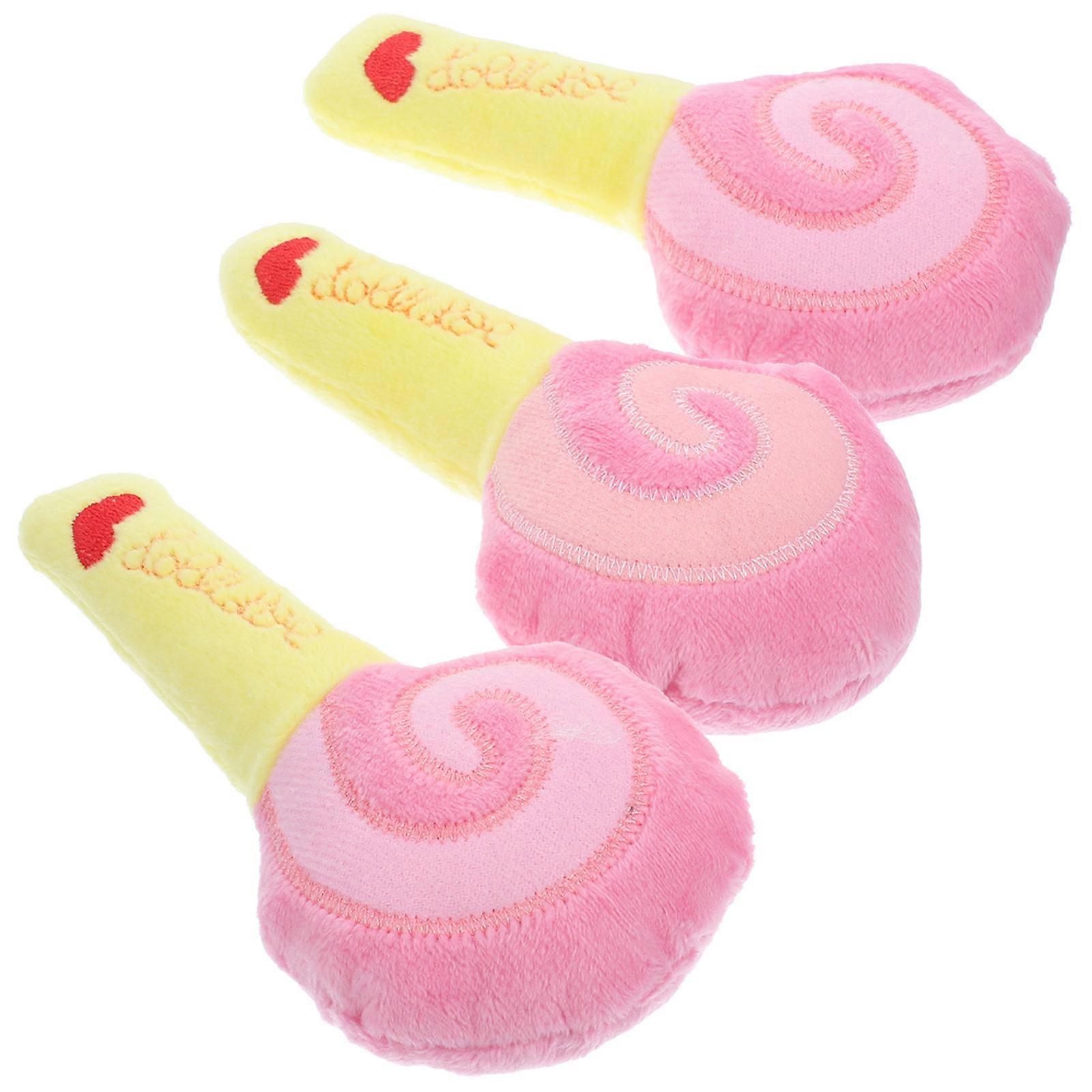 3pcs Squeaky Plush Dog Chew Toys for Puppies – Soft, Durable, Interactive Chew Playthings for Canine Stress Relief