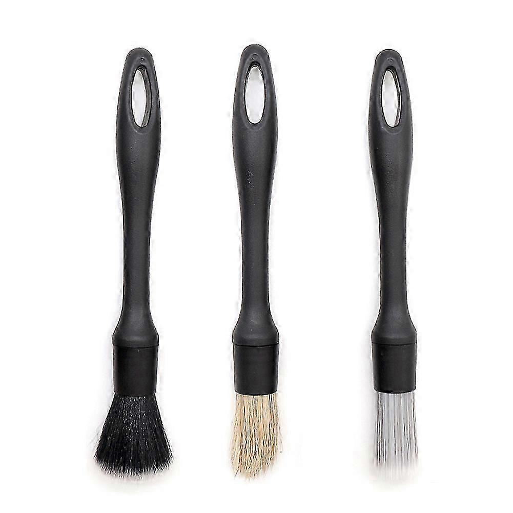3pcs Car Detailing Brush Set - for Engine Wheel Cleaning
