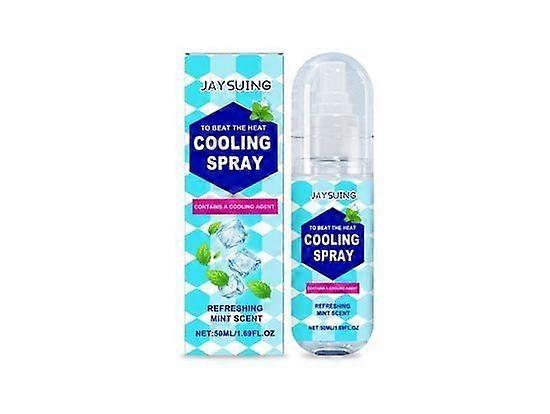 ספריי מנטה מגניב | ספריי קירור מיידי למזג אוויר חם | ספריי קרח מנטה טבעי לפנים ולגוף | תרסיס קר מרענן לשימוש בחוץ, נסיעות ו-Daily U