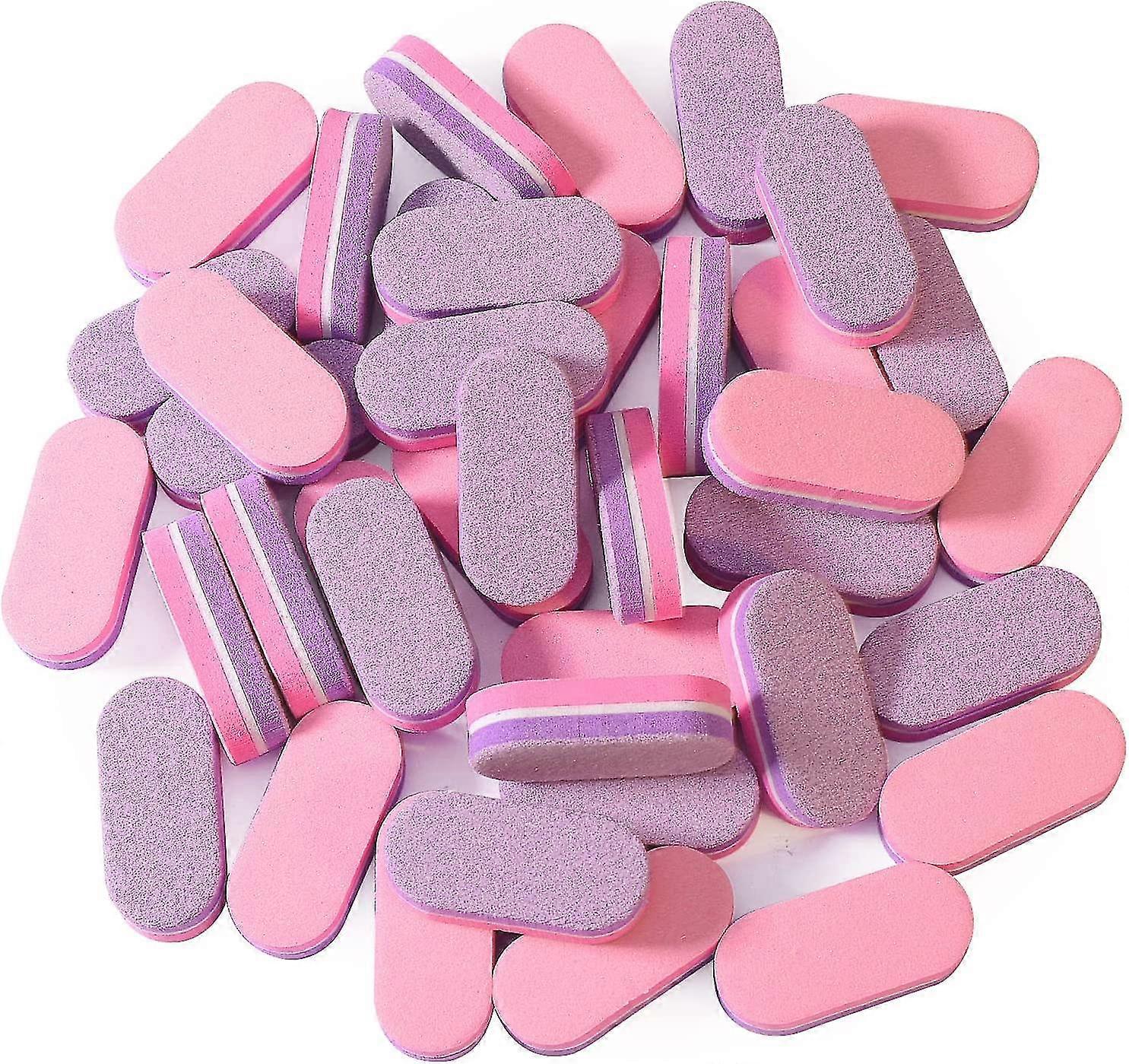 Professional double-sided nail buffer blocks - 40pcs (100/180 grit)