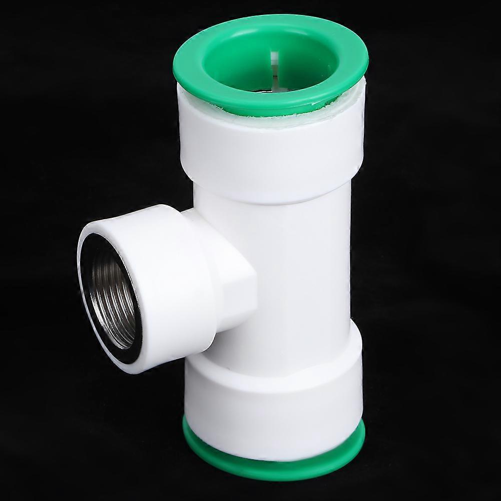 PPR Plastic 32mm Push-In Tee Connector with 3/4" Female Thread