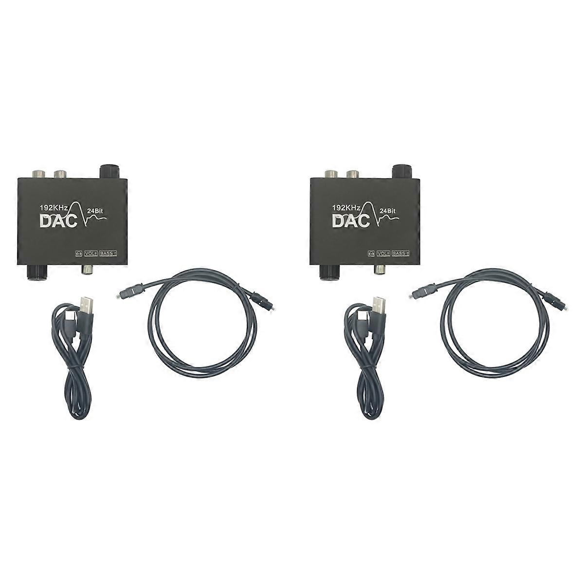 192KHz Converter Digital Optical Coaxial Analog L/R 3.5mm Adapter