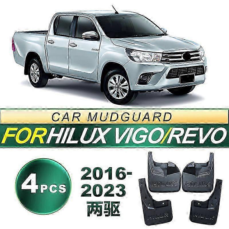 Applicable To 16-23 Models Hi Lux Vigo Revo 2-Drive Car Tire Fender Soft Rubber Splasher Accessories