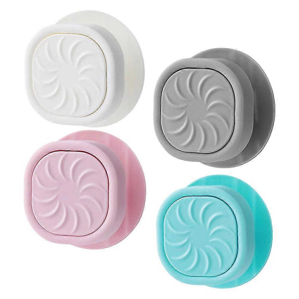 Trash Can Clamp Garbage Bag Clips Kitchen Nordic Style Round Edge PP 4Pcs