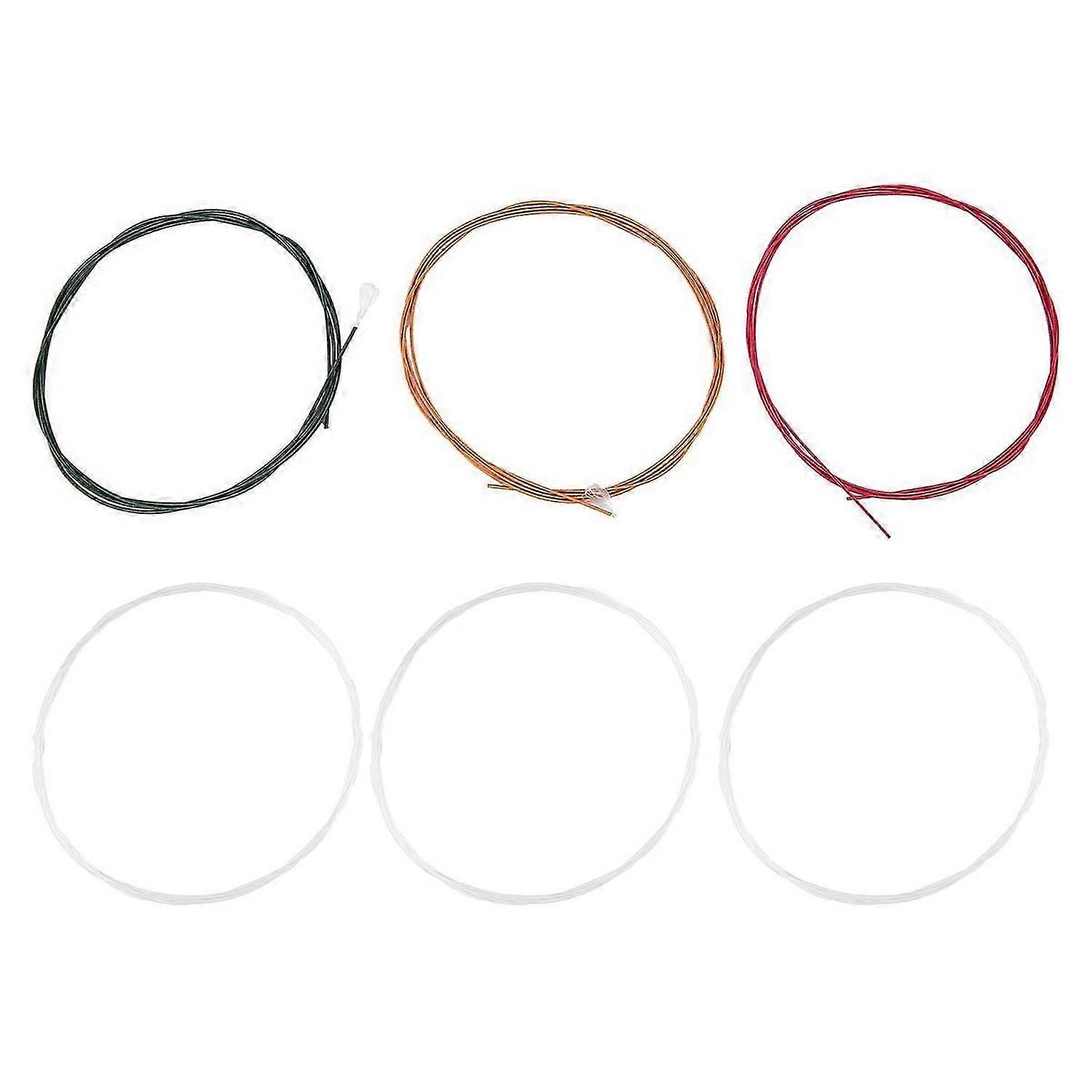 IRIN C105 Rainbow Guitar Strings Nylon Core Colorful Coated Copper Alloy Wound for Acoustic Classica