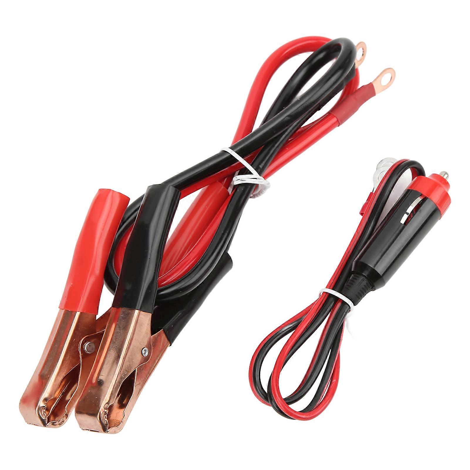 Red Power Inverter DC12V/24V Input to AC110V Outlets 3000W Peak 8 Protections with LCD Display