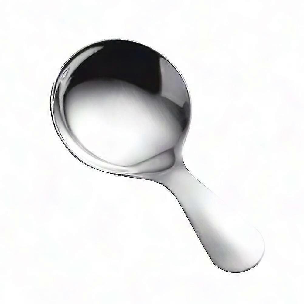 Stainless Steel Short Handle Ice Cream Spoon for Sugar Salt Spice Condiment Scoop