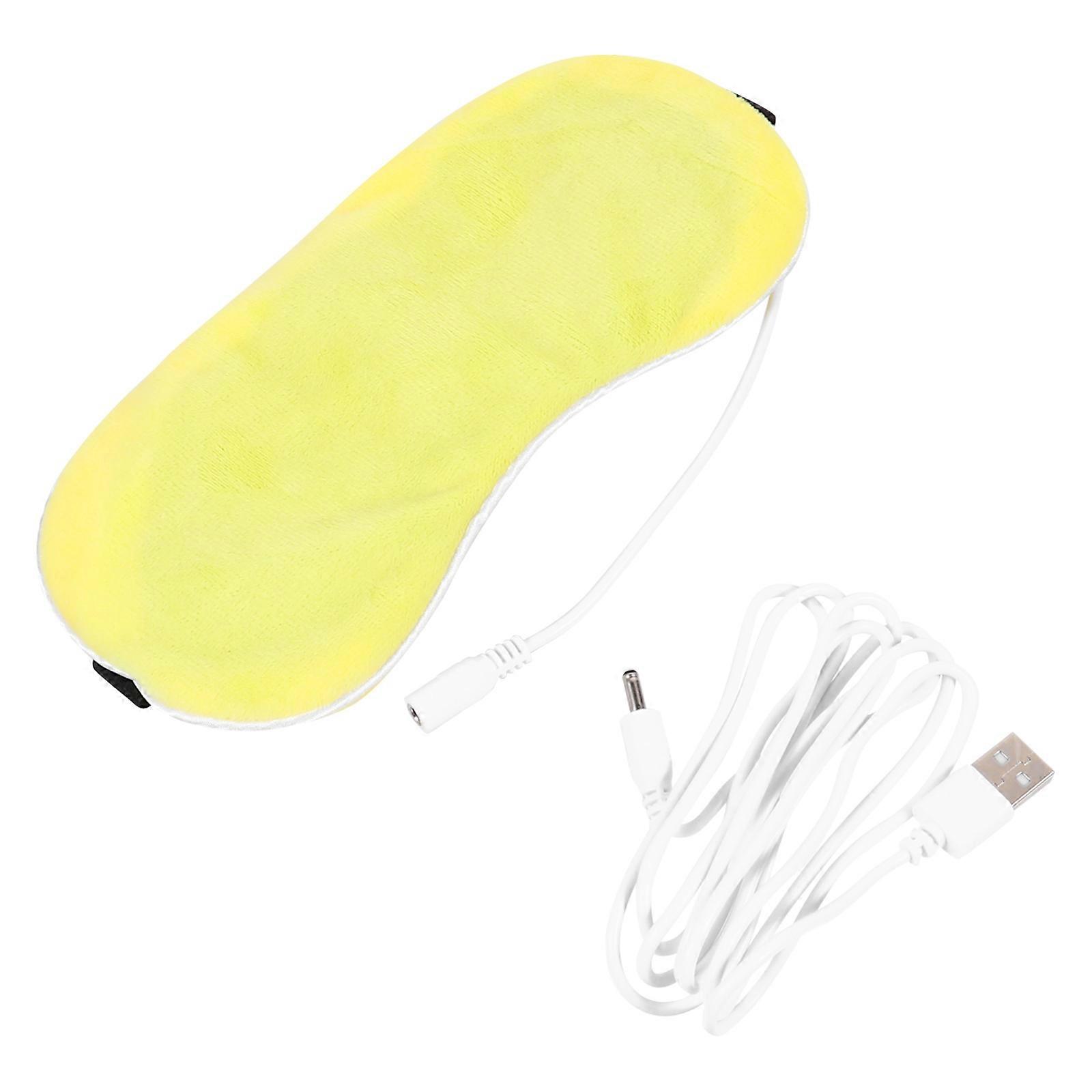 Soft Eye Cover Usb Sleep Eye Mask Sleeping Treat Fabric 1Set