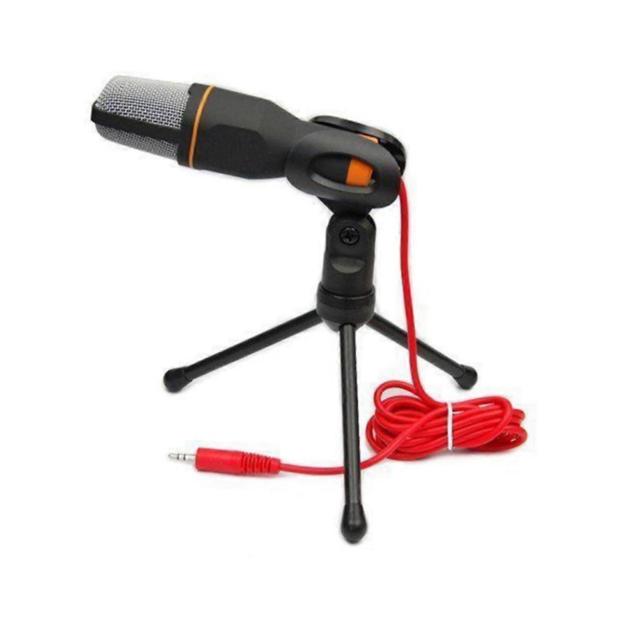 Condenser Microphone Stand for Podcasting | Adjustable Microphone Holder Compatible with Skype and MSN