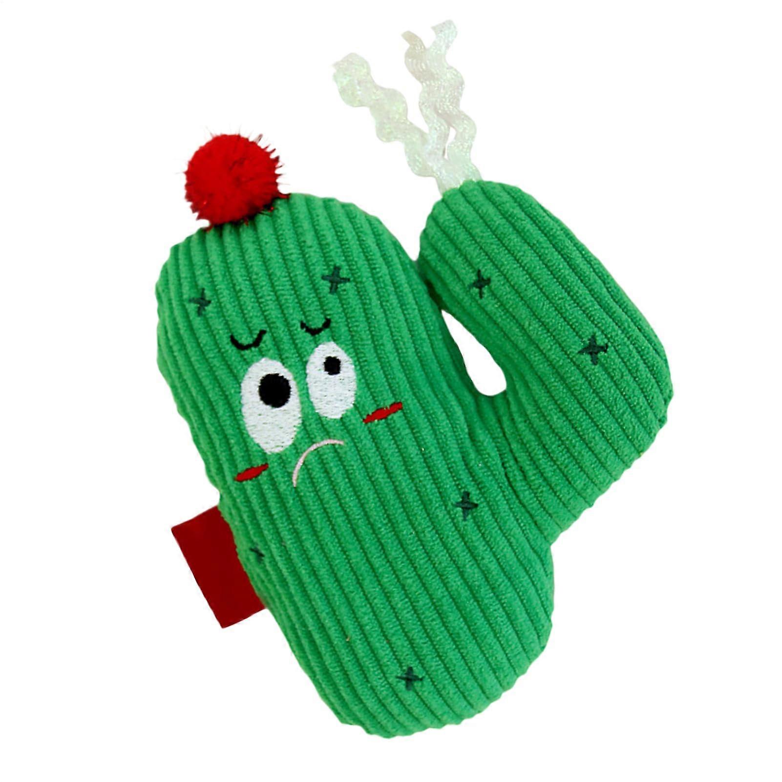 Cat Tooth Plush Toy - Interactive Cactus Toy with Catnip for Indoor Home Training, Soft and Safe