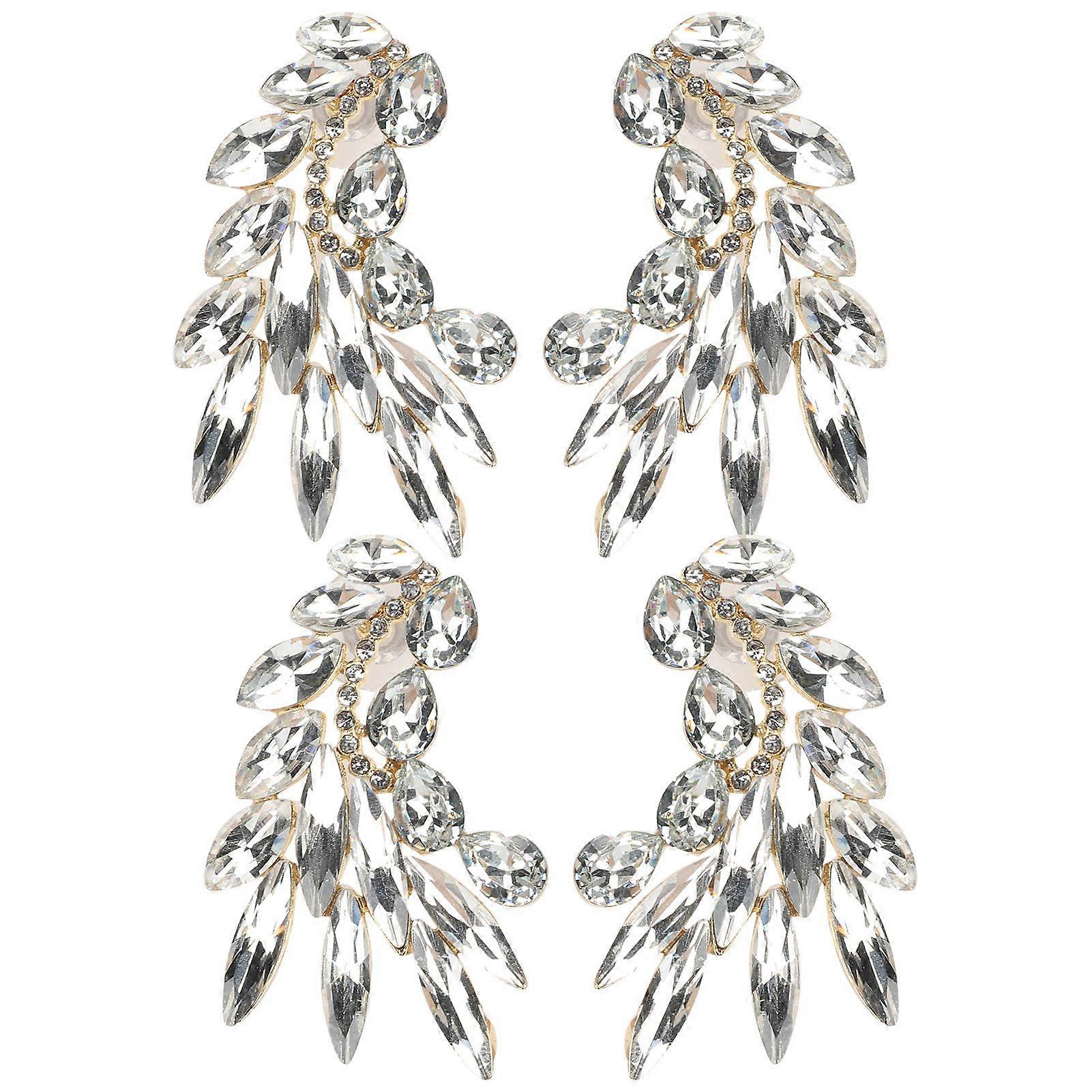 2025 Último modelo 2Pairs Graceful Earrings Ear Stud Retro Eardrop para