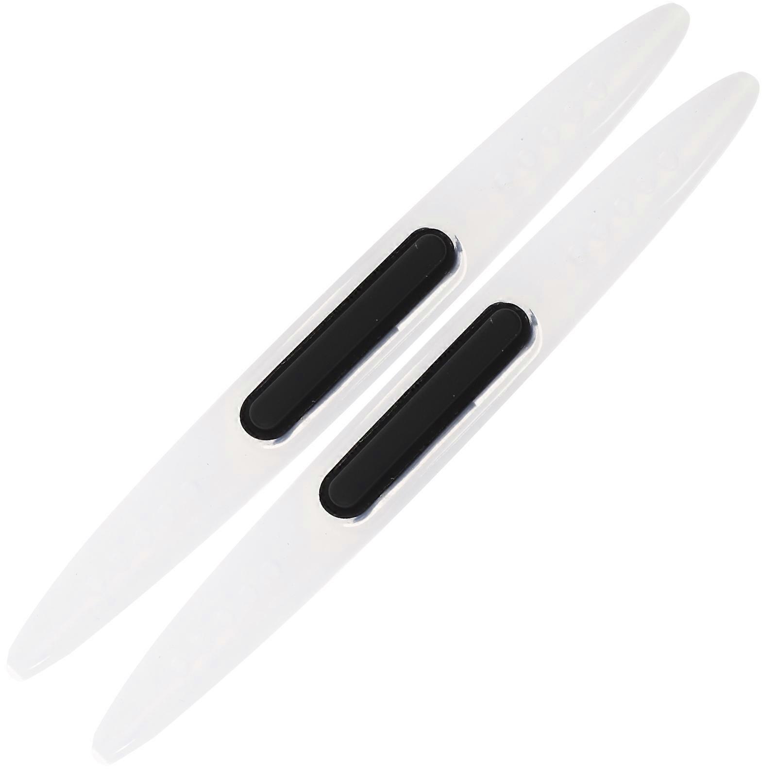 Car Door Edging Guards Silicone Protective Strip Vehicle Exterior 14.3X1.5X0.7CM Static Reduction 2Pcs