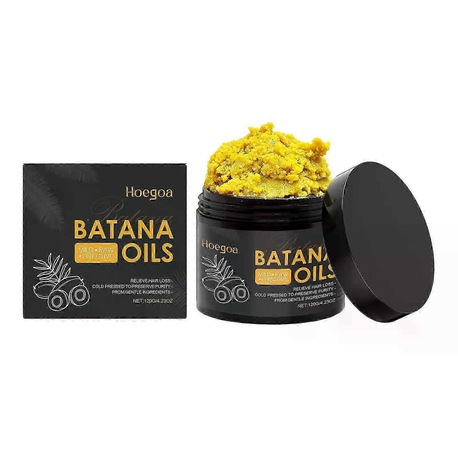 バタナヘアオイル、ホンジュラス産の100%天然、男性と女性の傷んだ髪を回復させます