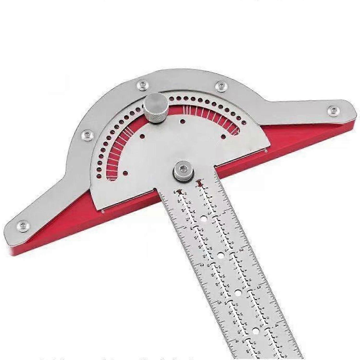 Edge Ruler For Woodworkers, Woodworker Edge Ruler Woodpeckers,Woodworking Protractor Measuring Tool,