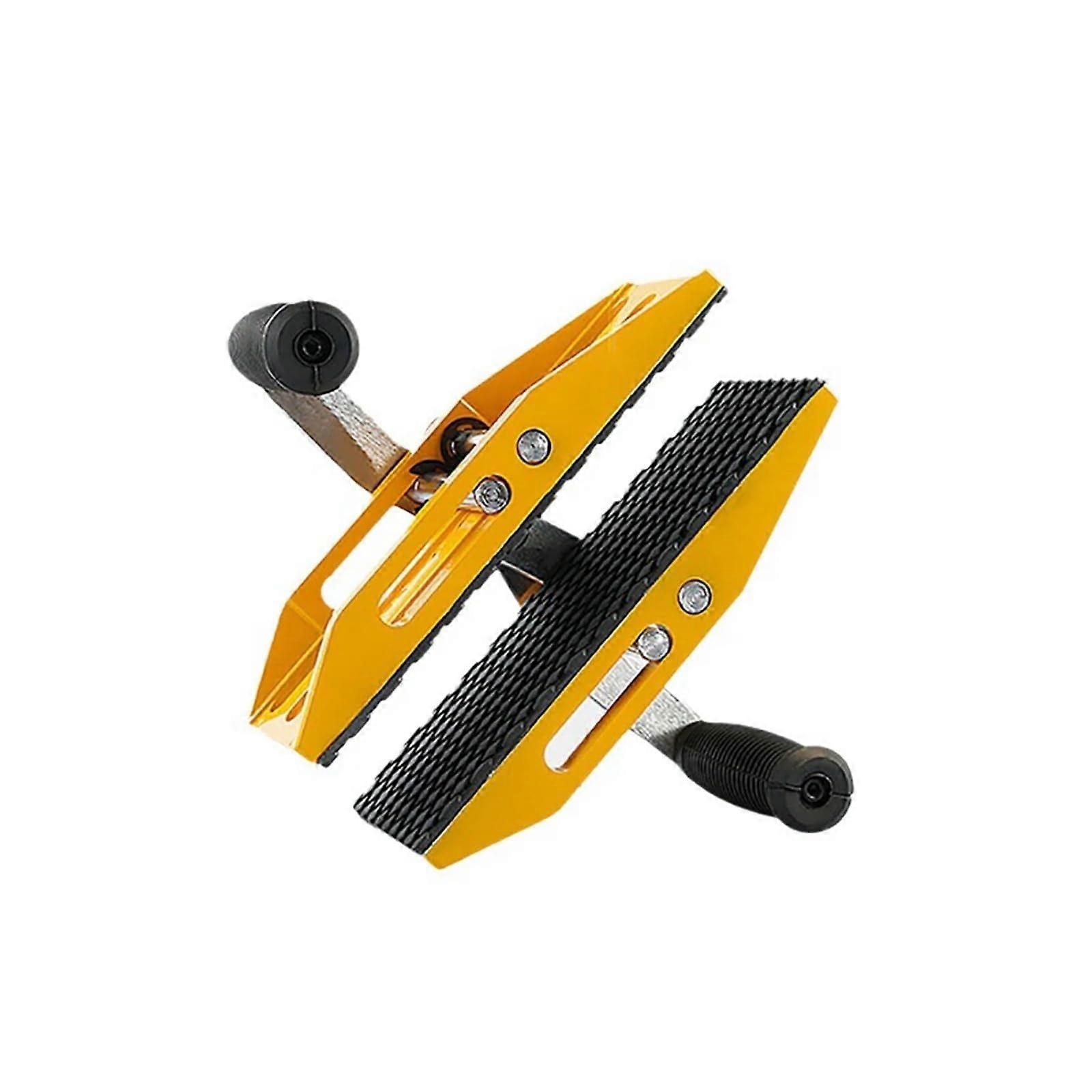 2 Pieces Double-Hand Carrying Clamp Granite Tools 350 kg Lifting Clamps for Glass and Stone Slabs with Rubber for Ceramic and Marble