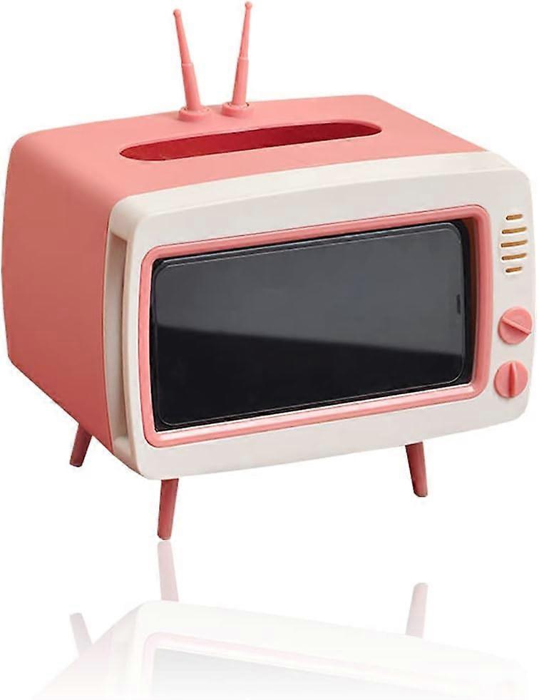 1pcs Funny  cute TV tissue box holder, square tissue box